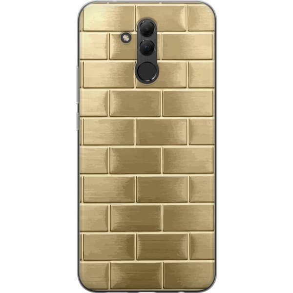 Mobilskal till Huawei Mate 20 lite med Gyllene Murstenar
