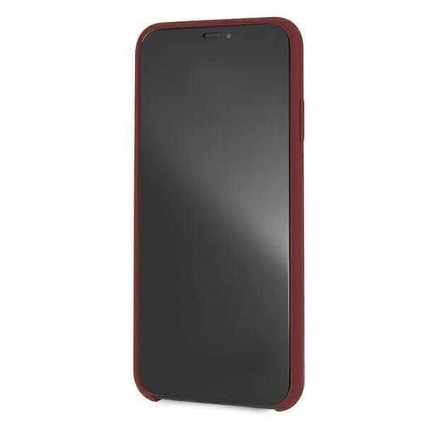 Mercedes Silicone Line -kuori iPhone Xs Max - Punainen Red