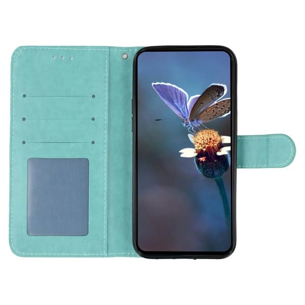 Oppo Find X9 Pro 5G Plånboksfodral Konstläder Flip - Grön