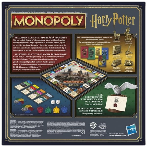 HASBRO Brädspel Monopoly Harry Potter (DK/NO)