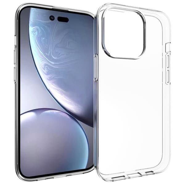 Ultratunnt iPhone 14 Pro Max Skal Mjukplast - Transparent Transparent