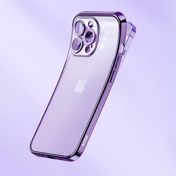 ROCK iPhone 14 Pro Skal Electroplating Matte - Lila Lila