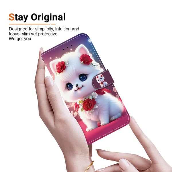 Plånboksfodral för Samsung Galaxy S26 Plus Konstläder Ställ - Rosa Katt