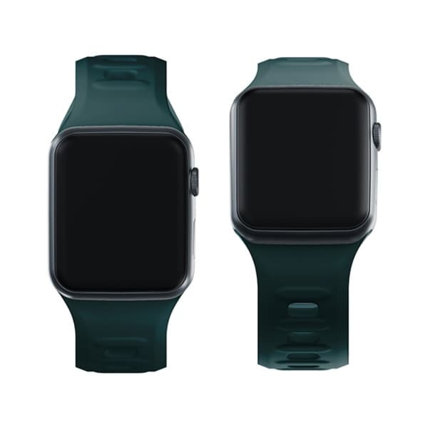 3mk Apple Watch (38/40/41mm) Armband Silikon - Grön