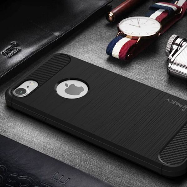 TPU iPaky skal till iPhone 7 Plus - Svart Svart