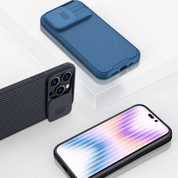 Nillkin iPhone 14 Pro Max Skal Magsafe CamShield Pro - Blå
