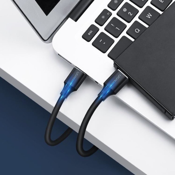 Ugreen USB 2.0 -hane till USB 2.0 -hane -kabel 0,5 m - Svart