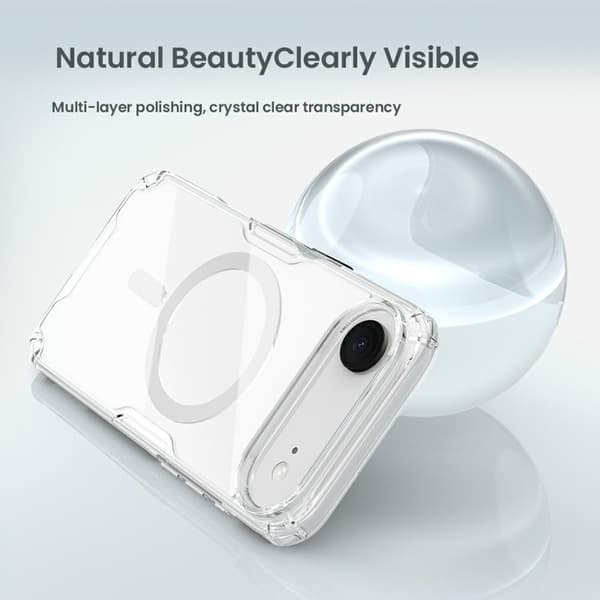 NILLKIN Nature Pro Series Mobilskal till iPhone Air MagSafe TPU PC Grå