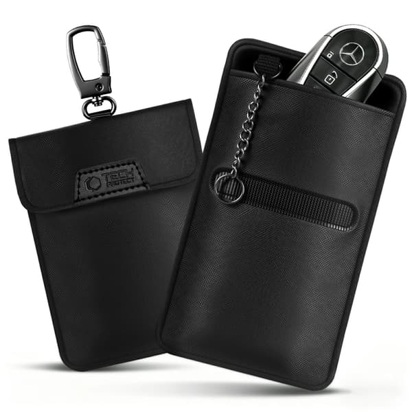 Tech-Protect RFID-skydd Faraday-fodral för keyless bilnyckel – Svart