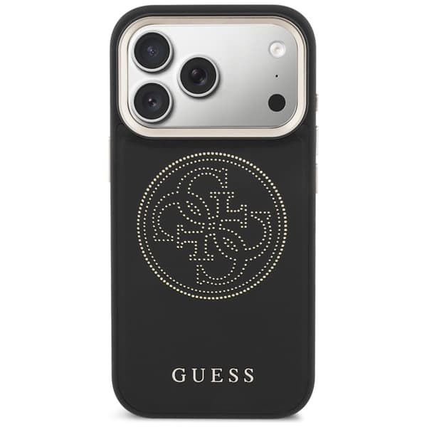 Guess Mobilskal För iPhone 17 Pro MagSafe Perforated 4G - Svart