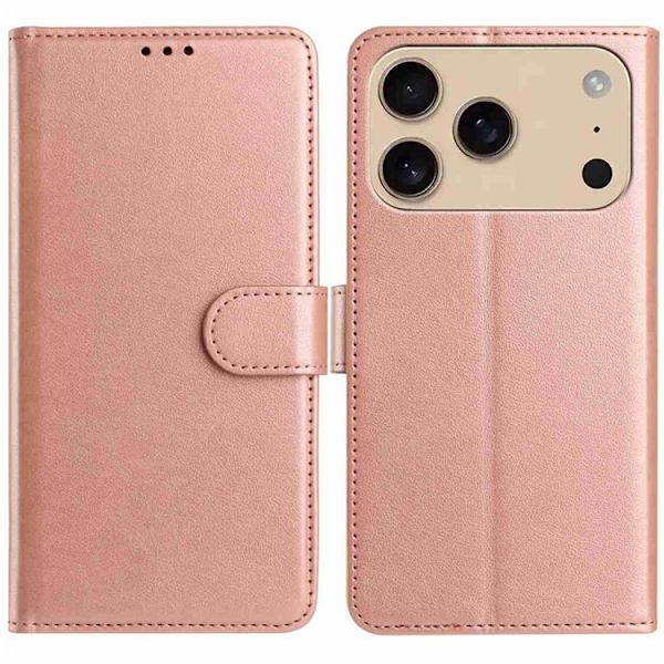iPhone 17 Pro Plånboksfodral Folio - Rosaguld Roséguld