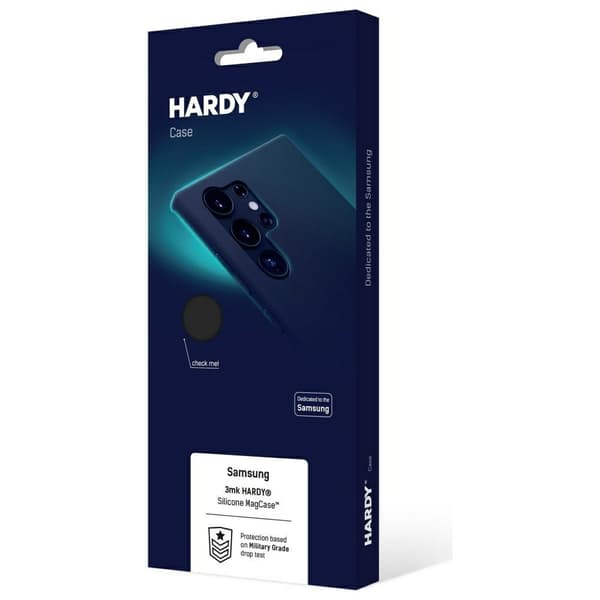 3MK Telefontaske til Galaxy S25 Edge MagSafe Hardy Silikone - Sort