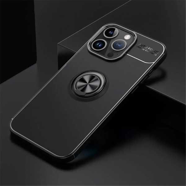 iPhone 15 Pro Max Mobilen suojarenkaan pidike - musta