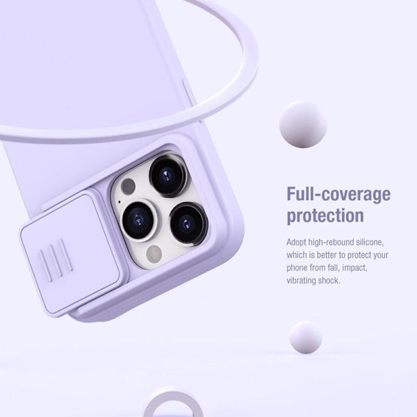 NILLKIN Mobilskal till iPhone 15 Pro Max Skydd Blå