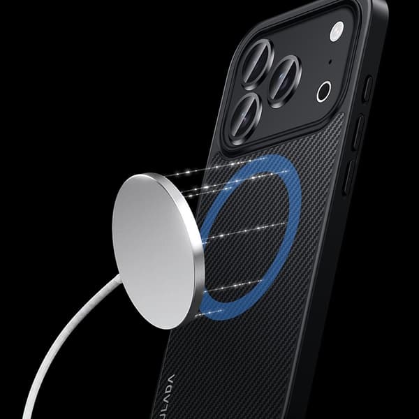 SULADA Mobilskal till iPhone 17 Pro Max MagSafe Metal Lens Frame - Blå Blå
