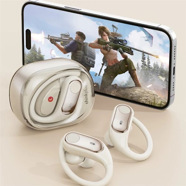 LENOVO TWS Trådlösa Hörlurar Open Ear Bluetooth ThinkPlus LP79 - Vit Vit