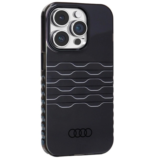Audi iPhone 14 Pro Mobiltaske Magsafe IML - Sort