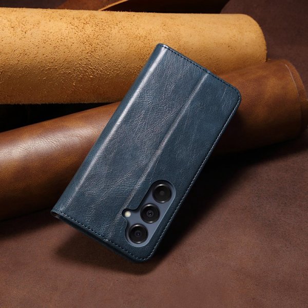 Plånboksfodral för Samsung Galaxy S26 Plus Konstläder Ställ - Blå