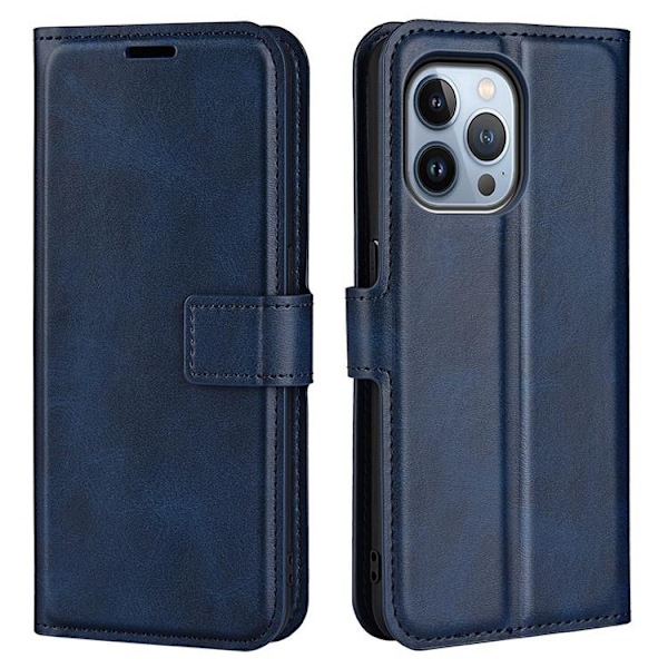 Flip Folio iPhone 14 Pro Max Plånboksfodral - Blå Blå