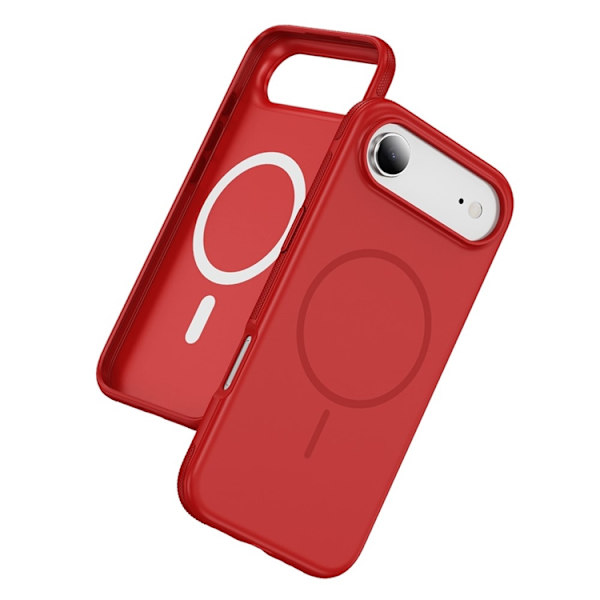 Mobilskal till iPhone Air MagSafe PC + TPU Shockproof - Röd Röd