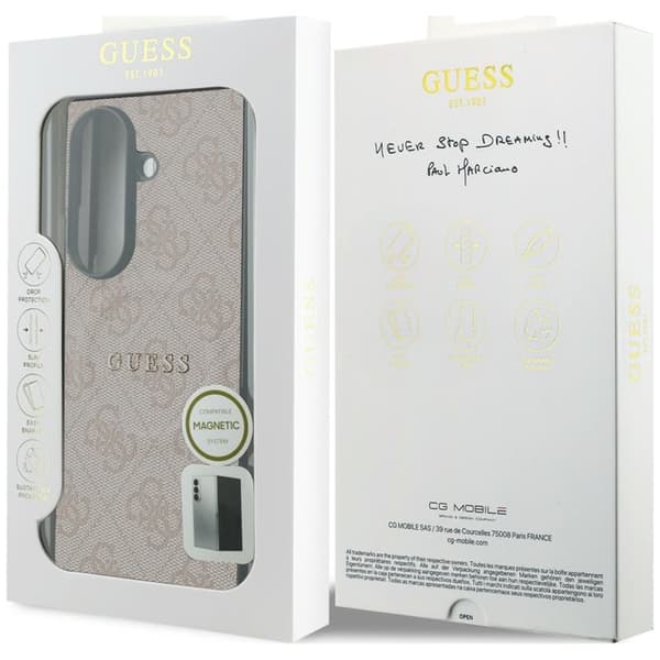 Guess Mobilskal För Galaxy Z Fold 8 Ultra MagSafe 4G Classic - Rosa