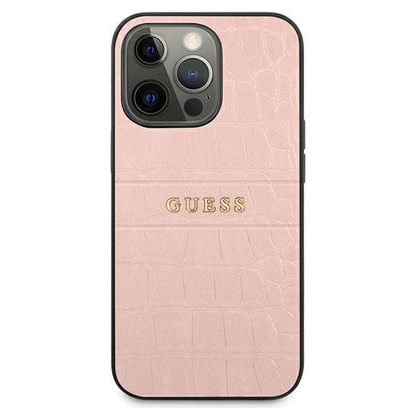 Guess Mobilskal till iPhone 13 Pro / 13 Croco Strap Collection MagSafe