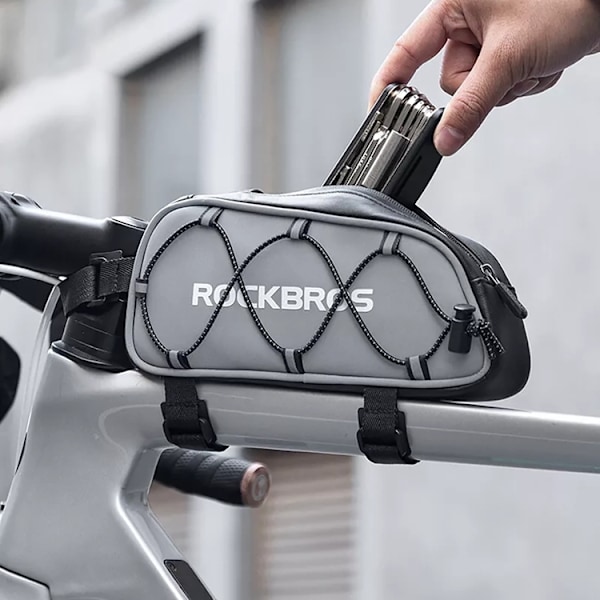 Rockbros Cykelväska för Ram 0,9 L 3012010901 - Silver