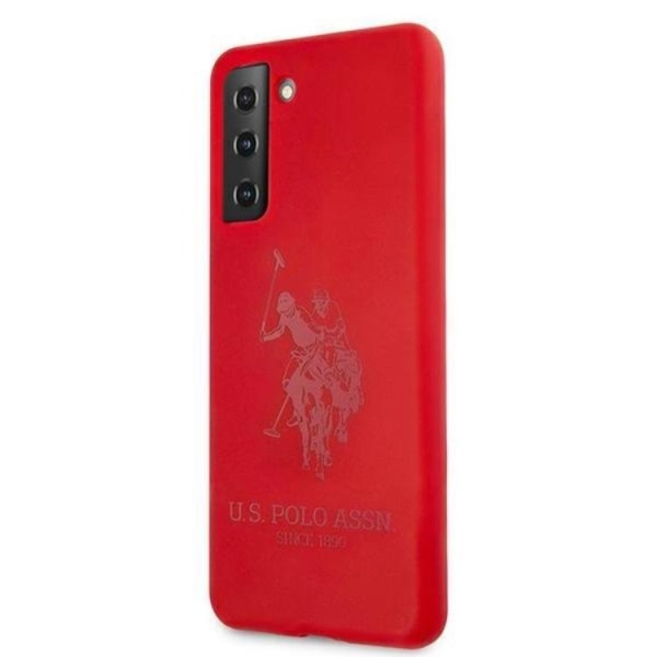 US Polo Silikone On Tone Cover Galaxy S21 - Rød Red
