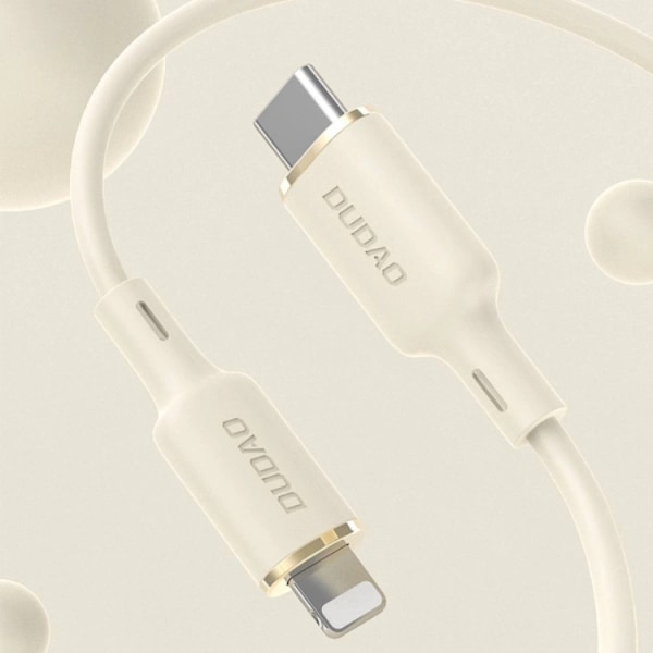 Dudao 3in1 USB-C USB-C/Lightning 1,2m - beige