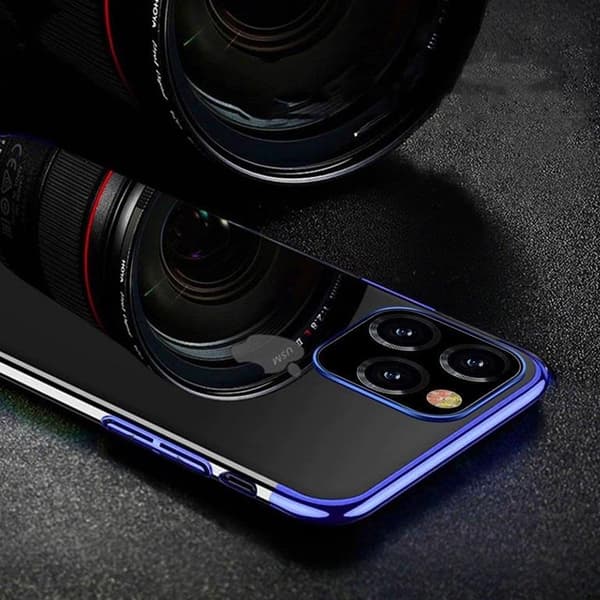 Galaxy S21 Plus 5G Skal Clear Color - Blå Blå