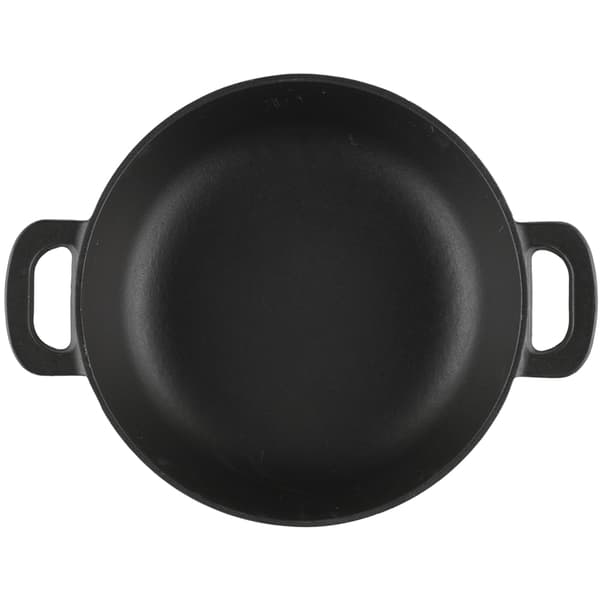 Mustang Wokpanna i gjutjärn Multigrill 30 cm Black