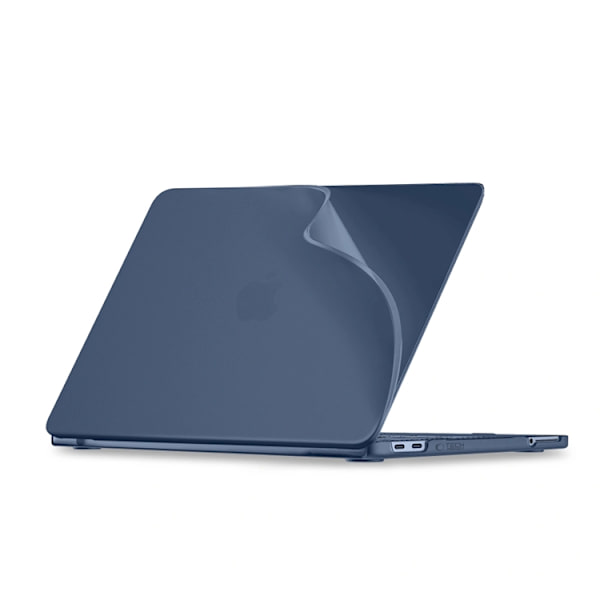Tech-Protect Fodral För Macbook Neo 13 Soft Shell - Matte Indigo Blå