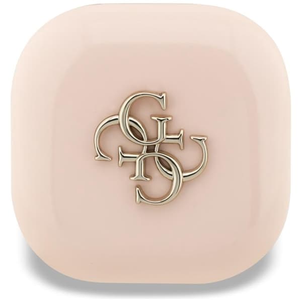 Guess TWS In-Ear Hörlurar Bluetooth 4G Metal Logo - Rosa