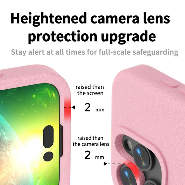 Mobilskal till iPhone 16 Pro Shockproof EVA - Rosa Rosa