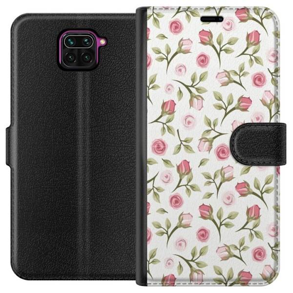 Plånboksfodral till Xiaomi Redmi Note 9 med Blommigt