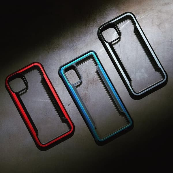 Raptic iPhone 14 Kuori Megsafe Shield Armored - Musta Svart