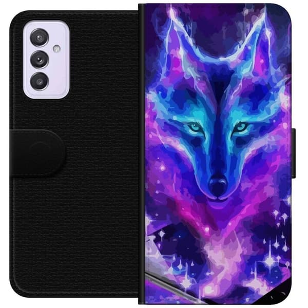 Pung Taske til Samsung Galaxy A82 5G med Neon Wolf