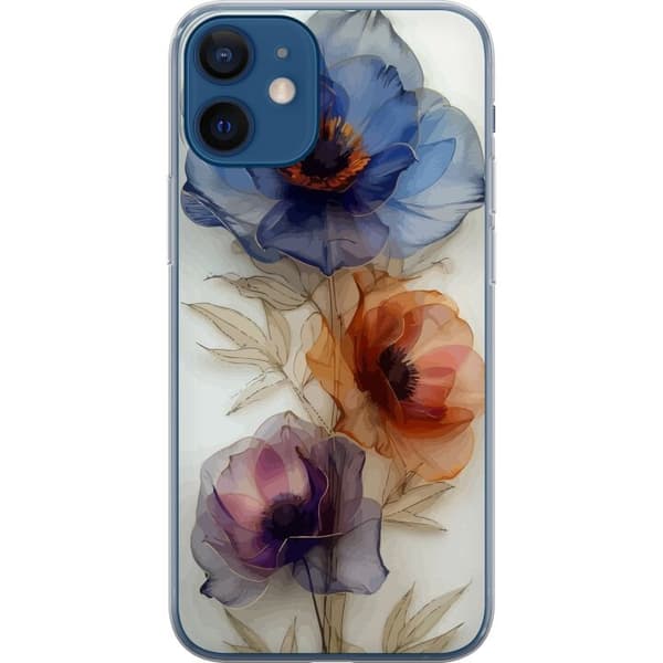 Mobilskal till Apple iPhone 12 med Silkesblommor