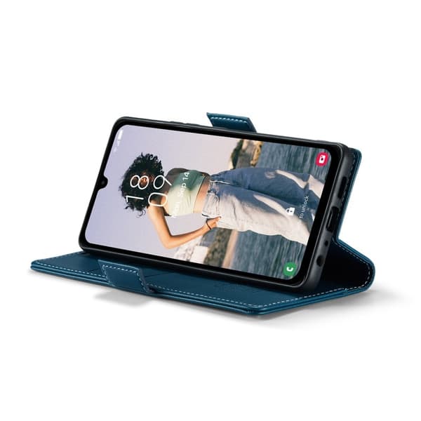 CASEME Plånboksfodral Konstläder för Samsung Galaxy A16 5G - Blå