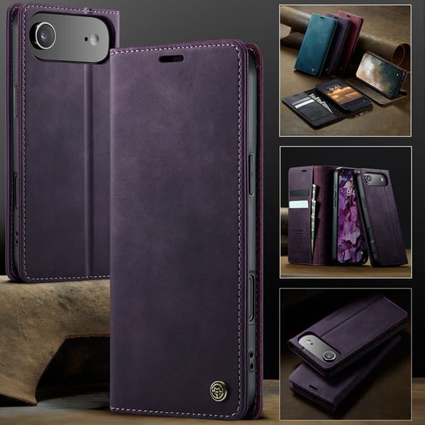 Caseme iPhone Air Plånboksfodral RFID-Skydd 033 - Lila Lila