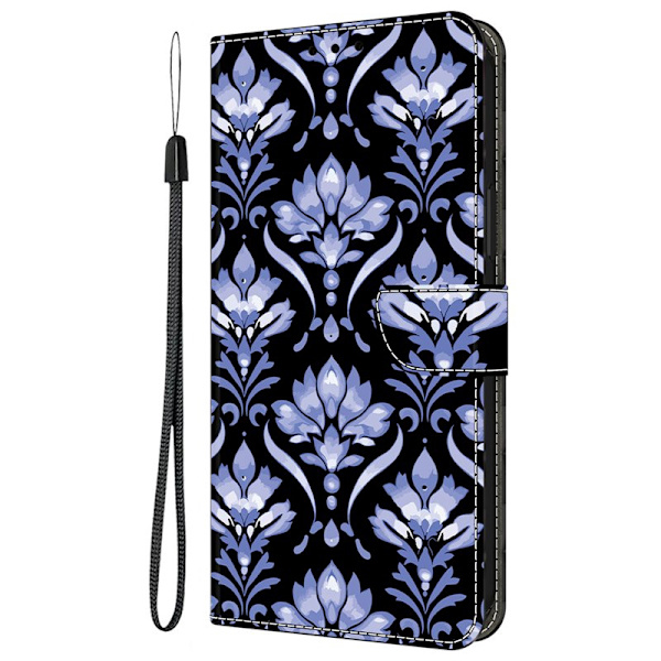 Plånboksfodral för Samsung Galaxy S26 Plus Konstläder Stativ - Blommönster