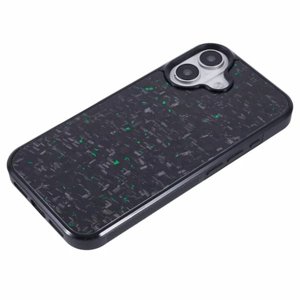 Mobilskal till iPhone 16 Plus Aramid Fiber Forged - Grön Grön