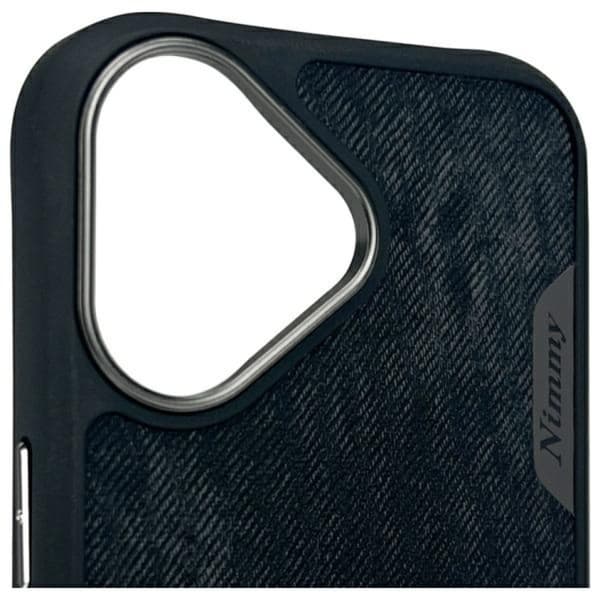 Nimmy Telefontaske til iPhone 16 Big Eyed Pet 2.0 Panda - Sort Black