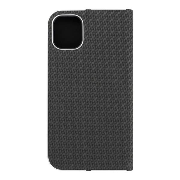 Forcell iPhone 11 Kotelo Luna Carbon - Musta Black