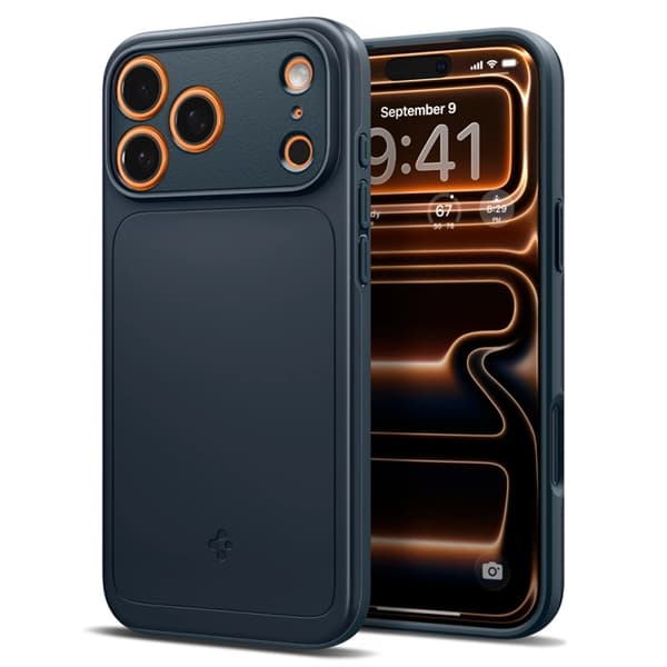 Spigen Mobilskal till iPhone 17 Pro Max Magsafe Thin Fit - Metal Slate Blå