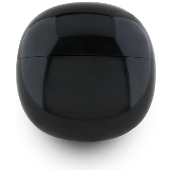 Guess TWS In-Ear Hörlurar Glossy Effect Egg Shape Printed Logo - Svart Black