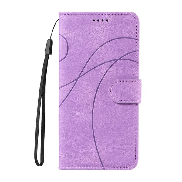 Samsung Galaxy S26 / S26 Pro Plånboksfodral Ställ Konstläder - Lila