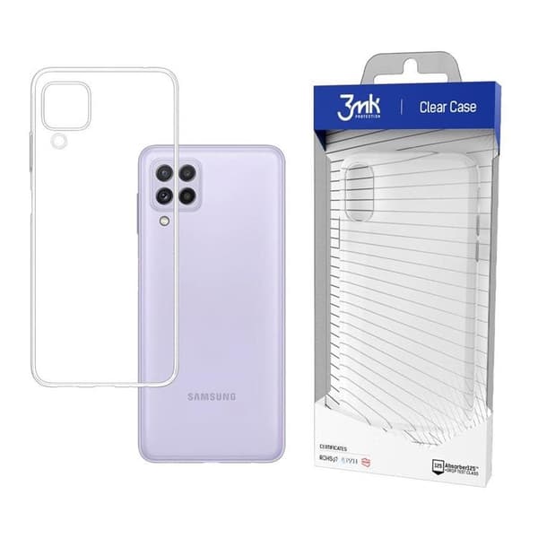 3MK Galaxy A22 4G Skal - Clear Transparent