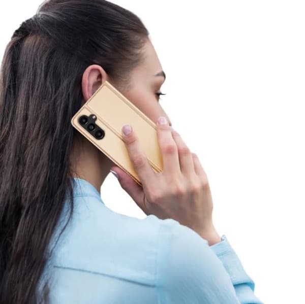 Dux Ducis Galaxy A24 4G Pungeetui Skin Pro - Guld Guld