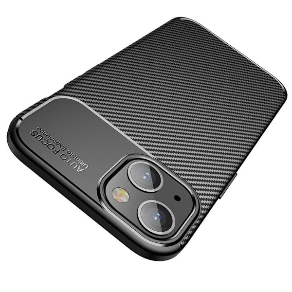 Carbon Fiber mobilskal till Apple iPhone 13 Mini - Brun Brun